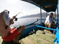 Ловля в Семиньяк - махи-махи и четыре тунца сошли (декабрьский выход без фейерверков)