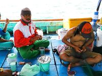 На рейде Джимбарана - ставрида и будни команды