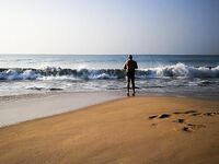 Тангалле, район Чех Хаус: дальний заброс за вал и тяжёлый металл по волне