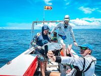 Мирисса: джиг с лодки 150-200 г, поппинг и Паша-организатор