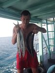 Ко Куд, вечерний микроджиг и сарганы, кальмар после заката