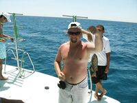 Морская рыбалка на Красном море: катушка, кальмар и барабуля на обед