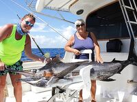 Пунта-Кана и женщины на борту: барракуды, спокойная волна и первый марлин