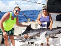 Пунта-Кана и женщины на борту: барракуды, спокойная волна и первый марлин