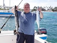 Пунта-Кана троллинг 4 часа: ваху, макрель и дорадо, около 50 кг улов