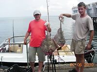 Витязево, морская лиса взята, выезд с Олежеком в море, фото из рейса