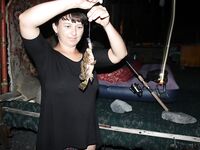 Элинги под Алуштой: ночами спиннинг, тиролька и богомол на крыше