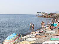 Алушта: вид с беседки у воды, продолжение отдыха и немного фото