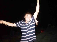 Анапа, ночной поплавок со светлячком и крысы на волнорезе охотятся