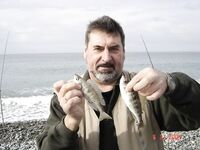 Пансионат Ивушка, Лоо: барабулька и бычок, ставрида на самодур с катера