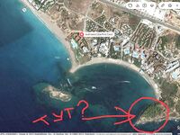 Белек уточнение по карте: это та самая точка у свала или мимо