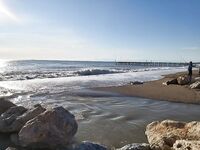 Сиде, Анталийское побережье береговой спиннинг по сибасу после шторма