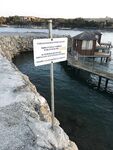 Авсаллар, Otium Ozkaymak: рассвет у насыпи, в бухте пусто