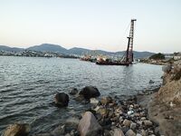 Гюмбет: дикий мыс пустой, лаврак под понтоном крутился, но мимо