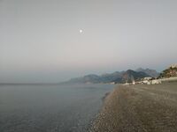 Анталия: бомбарда с пляжа на курицу - может перейти на донку