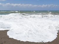 Морская рыбалка в Кызылоте: шторм, муть у берега, клевала меланура