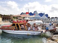 Анталья, sea fishing: глубины 25-30 м, фугу и окуни, ставка на ставриду