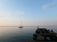 Евпатория с аварийного пирса: донка, техас в отвес и осторожно с дракончиком