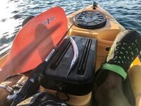 Каяк Yeti-kayak, диппер и течение: сарган на пилькер и вечерняя раздача ставриды