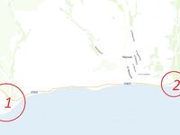 Маршрут и кемпинг после Судака: первая развязка на ночёвку, вторая для объезда пробок