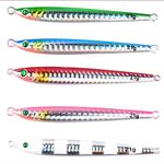 Пилькеры с Ali 10–17 г: голубой, белый, зелёный — летят и ловят ставриду и луфаря