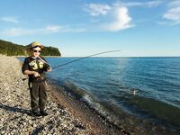 Детское счастье на рыбалке: первые скорпены, визг фрикциона и рассказ «как у взрослых»