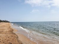 Крым, Керчь, Героевское: под водой хамса и бычки, просто купаюсь без охоты