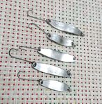 Самодельные блёсны 2.2 и 3.2 г на глаз: ночная шпрота и карась у дна