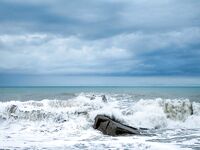 Головинка: штормы и сильная волна — по нулям, кефаль была на поплавок