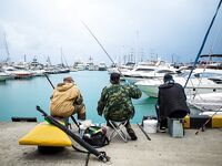 Головинка: штормы и сильная волна — по нулям, кефаль была на поплавок