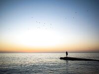 Головинка: штормы и сильная волна — по нулям, кефаль была на поплавок