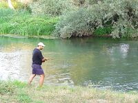 Жаркое море и слабая рыбалка у Дюни-Алепу: 15 платерин с сыном и муха на Тундже