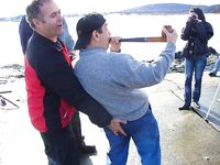 Приморско 27.01.2007: дождь, «трубка мира» и планы Duny-Alepu Open 2007