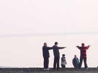 Несебър зимой — тишина по катрану и калкану, вода вкусная