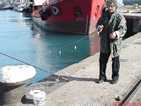 Утренняя разведка в порту: мелкая ставритка на самодур, пирс бодрит как зарядка