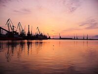 Ночная в порту — свет, пыль и хамса: 2,5 кг ставриды и хамсы, луфарь мальком