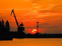 Ночная в порту — свет, пыль и хамса: 2,5 кг ставриды и хамсы, луфарь мальком