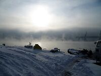 Зимняя морская рыбалка в Бургасе: карагьоз под морозом и ноль реализации