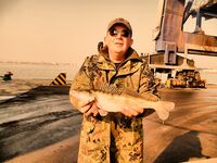 Ночная охота на бычка и внезапный судак — Мандра и Бургаский залив