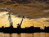 Первые проходы в порту Бургас: на самодур 20 ставрид, потом подошла крупная рыба