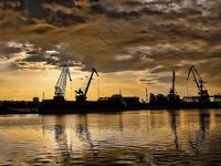 Первые проходы в порту Бургас: на самодур 20 ставрид, потом подошла крупная рыба