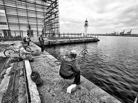 Бургас: морская рыбалка на цацу стартовала у Морского вокзала, открытие площадки