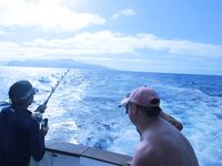 Кабо-Верде, 03.03.2013 — север Сан-Николау: «DI MEU», капитан Калу, марлин 334 кг