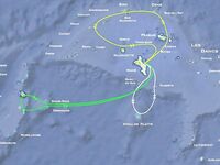 Сейшелы 12–19 октября: выход с Эдена, маршрут вдоль свала до банков