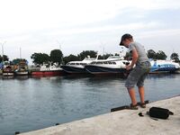 Старый Несебр: внук на мидию — только нано-ставридка, «дежурные» удочки