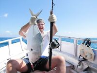 Андаманы, остров Хэвлок: GT до 15, барракуда 16, тунцы и груперы