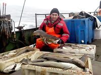 Териберка в апреле: перемёты до 4 м, «Весёлый ветер» и треска до 12 кг