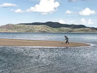 Сравнение карты и фото: на карте прилив, на фото отлив — тайминг решает всё