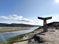 Териберка: редкий сухой выход на остров у дикого пляжа и мощные отливы