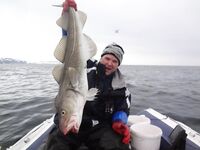 Баренцево море — 26.04, Росляково → Кильдин: 95–120 м, рыба на СВ